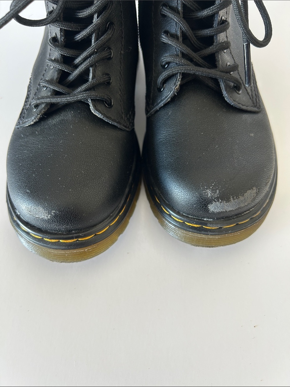 Doc Martens kids Black Lace-Up Combat Boots - Picture 5 of 7